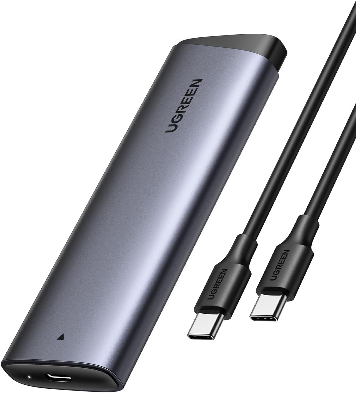 UGREEN M.2 NVMe Enclosure 10Gbps USB C 3.2 Gen 2 for M and M&B Key NVME PCIe Adapter Aluminum External Hard Drive Case