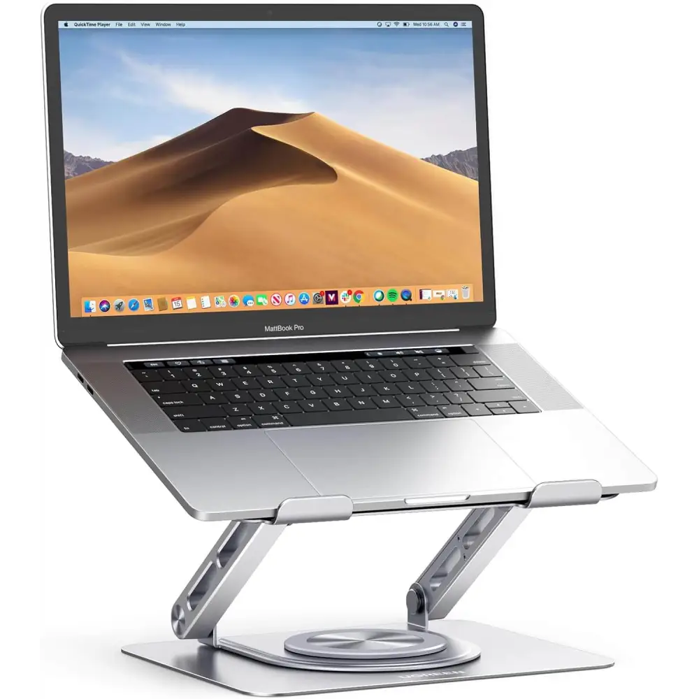 UGREEN Stand for Desk Holder with 360° Rotating Base Adjustable Computer Riser Ergonomic Compatible MacBook Notebook up