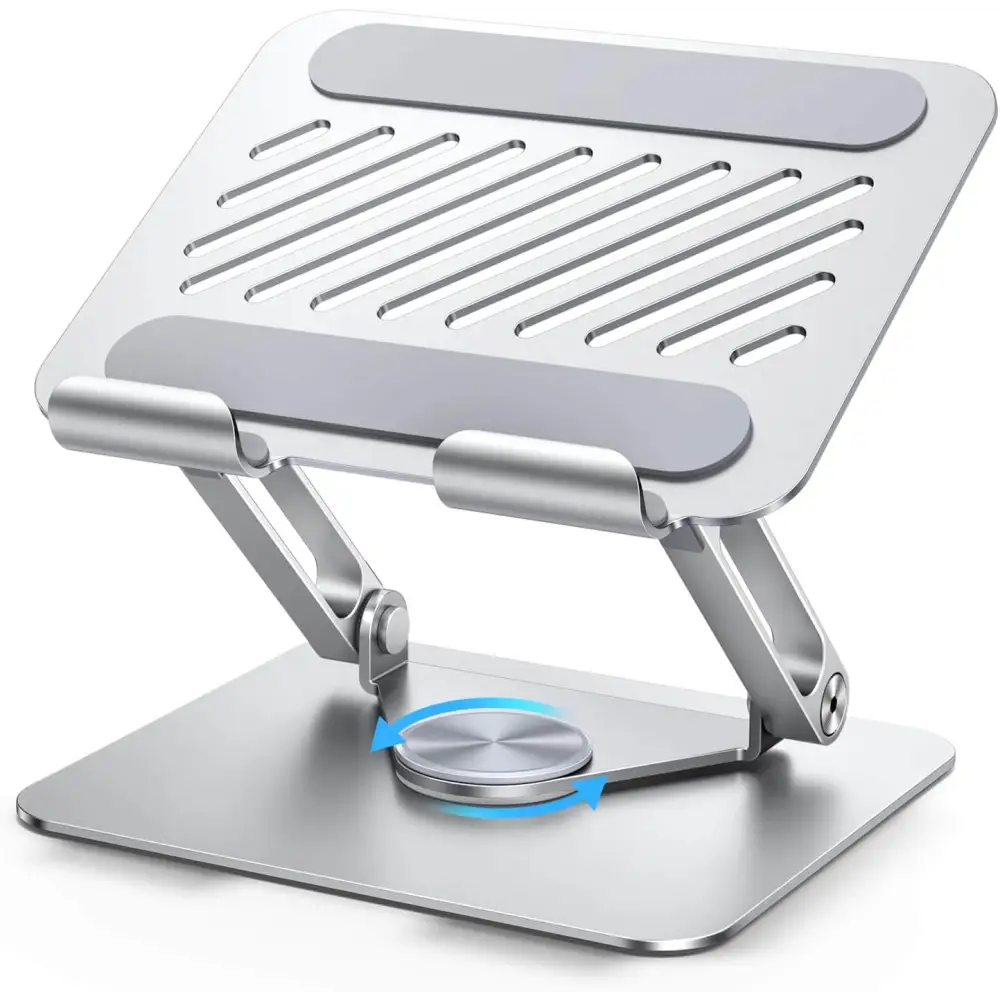 UGREEN Tablet Stand for Desk 360° Rotating Adjustable Holder Foldable Compatible with iPad Pro Air Mini Galaxy Tab