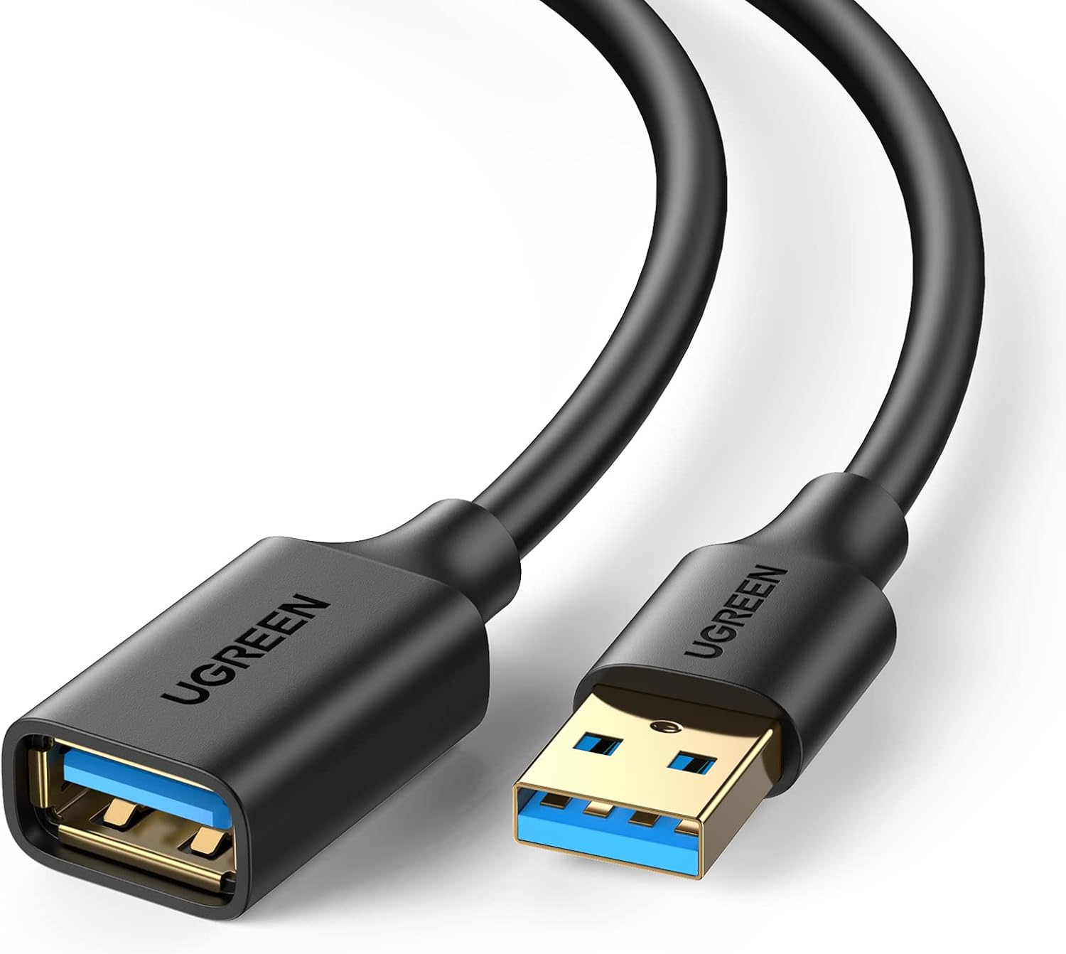 UGREEN USB Extension Cable Type A 3.0 Extender Male to Female Cord High Speed Data Transfer Lead Compatible with Webcam