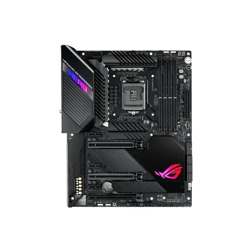 USED- ASUS ROG MAXIMUS XII HERO (WI-FI) Z490 Motherboard Intel Support Z590 LGA 1200- USED