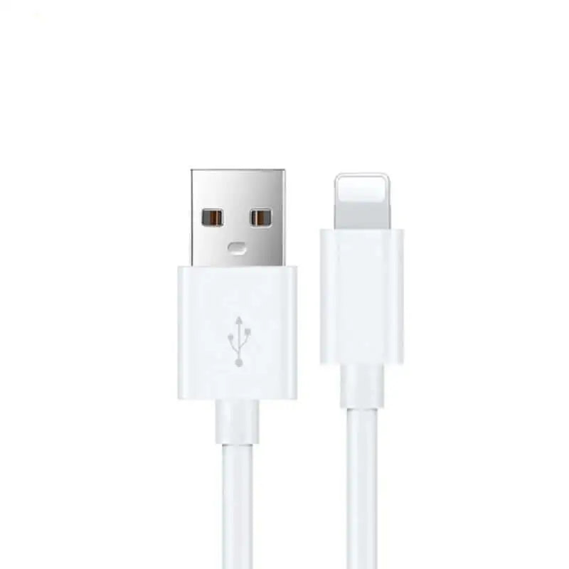 USP Lightning to USB-A Cable (2M) White - Quick Charge & Connect 2.4A Rapid 480Mbps Transfer Fast Charge,Tested 10K+