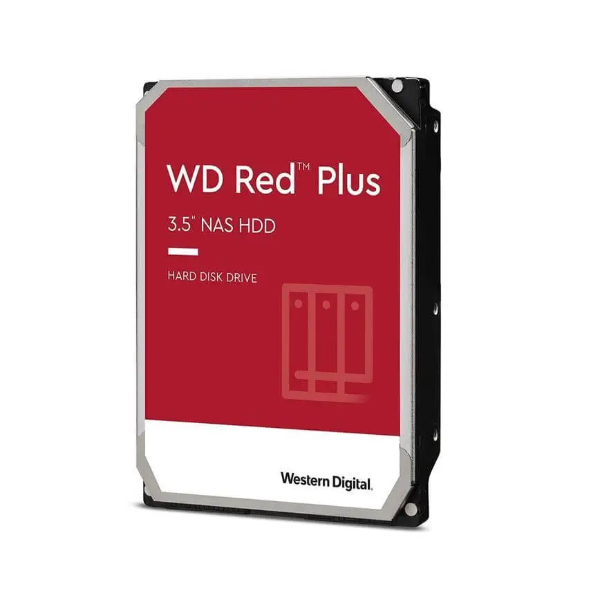 Western Digital WD Red Plus 12TB 3.5’’ NAS HDD SATA3 7200RPM 256MB Cache 24x7 180TBW ~8-bays NASware 3.0 CMR Tech 3yrs