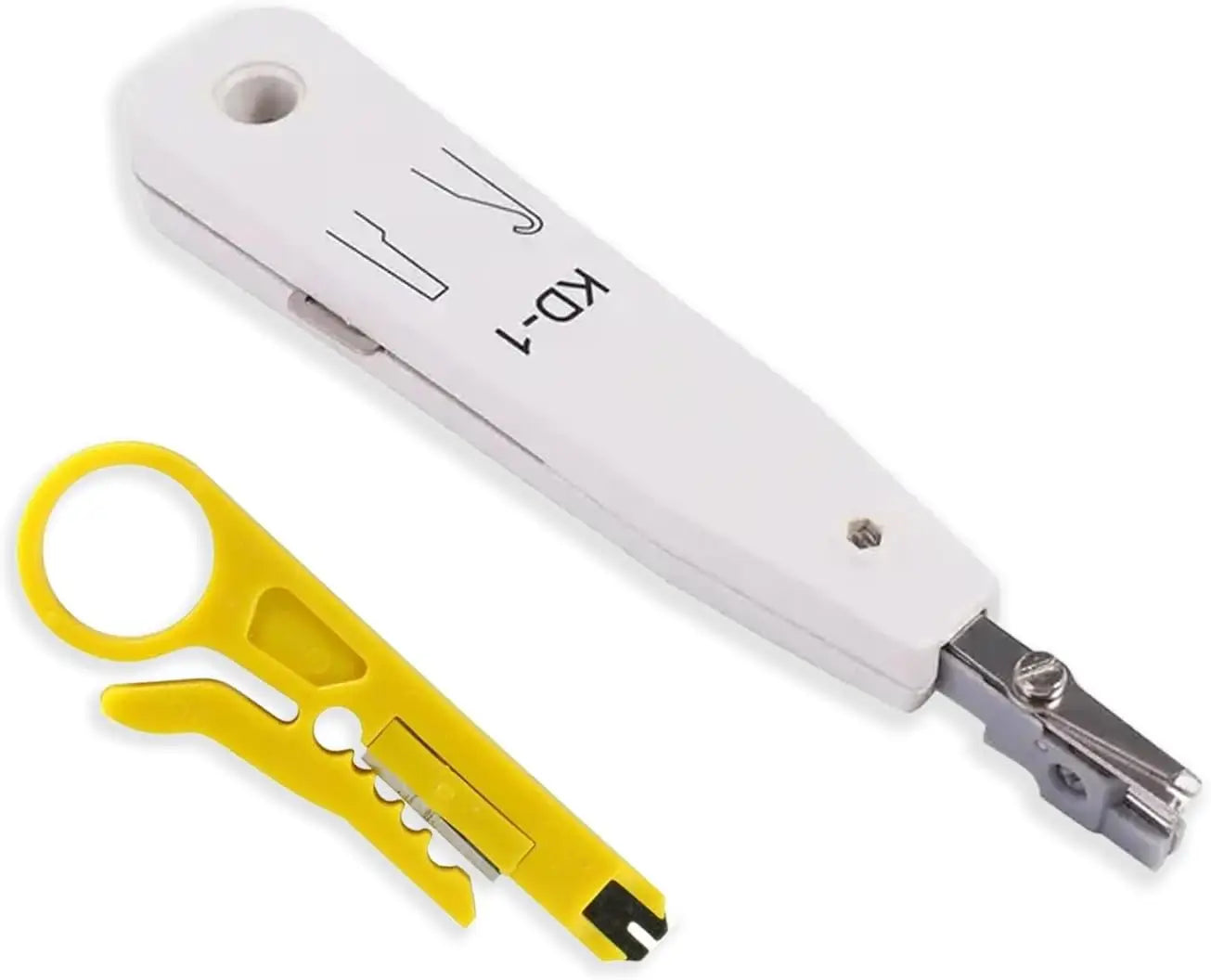 Wire Pliers Punch Down Tool Ethernet KroneTool for RJ45 Socket Cat5/Cat6/Cat7 & Telephone Cable Impact IDC Data