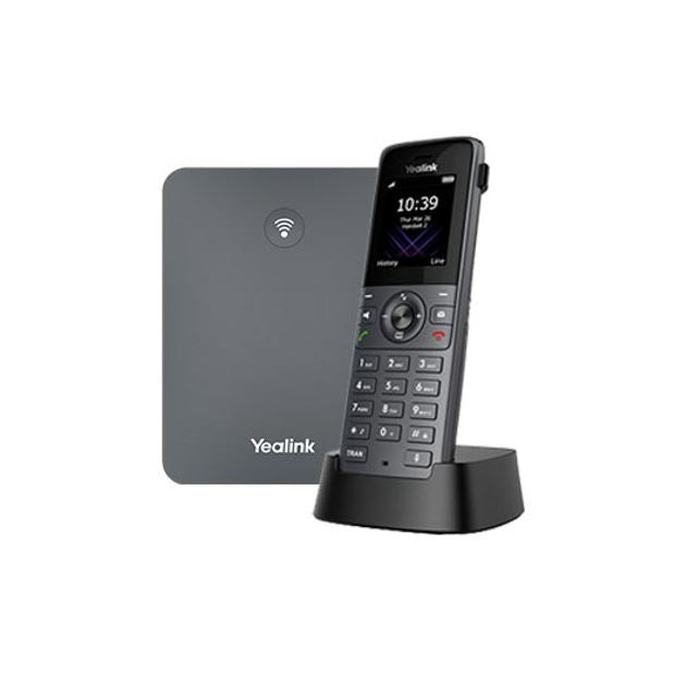 Yealink W73P High-Performance IP DECT Solution including W73H Handset and W70B Base Station Up to 20 simultaneous calls
