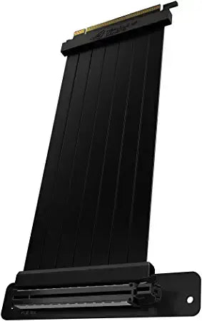 ASUS ROG Strix RS200 240 mm PCI-E x 16 Riser Cable with 90 degree adapter, patent SafeSlot design, EMI Shieldingconsumables