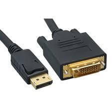 Astrotek DisplayPort DP to DVI-D 2m Cable Male to Male 24+1 Gold plated Supports video resolutions up to 1920x1200/1080P Full HD @60Hzconsumables