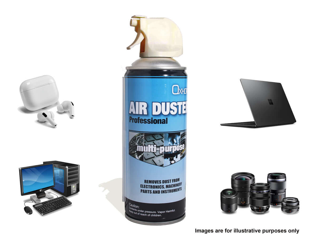 8ware Air Duster Compressed Can Spray Safety High Pressure Dust Remove to Clean Keyboard Mainboard Video Card Pc Laptop Camera Mobile Carconsumables,FA