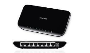 TP-Link TL-SG1008D 8-Port Gigabit Unmanaged Switch Desktop Wall-Mounting Plastic Case Fanless Supports MAC address 802.1p/DSCP QoS