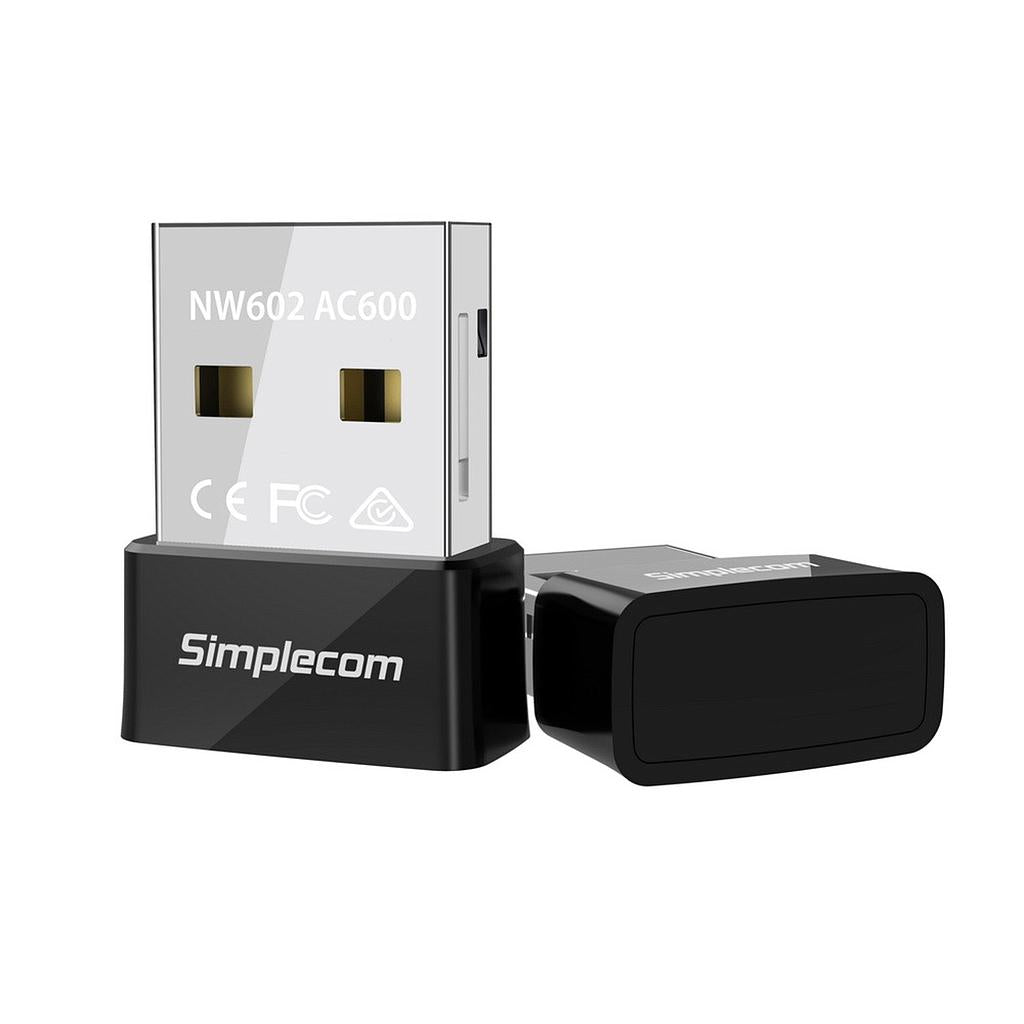 Simplecom NW601, NW602 AC600 Dual-band Nano USB Wifi Adapter