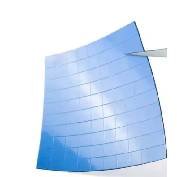100 Pcs Blue Conductive Silicone Gelid Thermal Pad 100*100*0.5mm Heatsink Cooling Thermopad Pads for CPU GPU