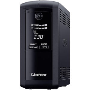 CyberPower Systems Value Pro-(VP700ELCD)- 700VA / 390W Line Interactive UPS - 1* 12V/7AH - 2 Yrs Adv. Replacement WTY Incl. internal Batteries