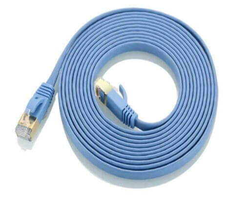 2m RJ45 Blue Flat Network Cable (CAT7)consumables