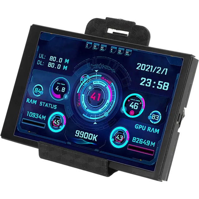3.5 Inch Mini Computer Secondary Screen IPS USB C forComputer CPU GPU RAM HDD Monitor LCD Display