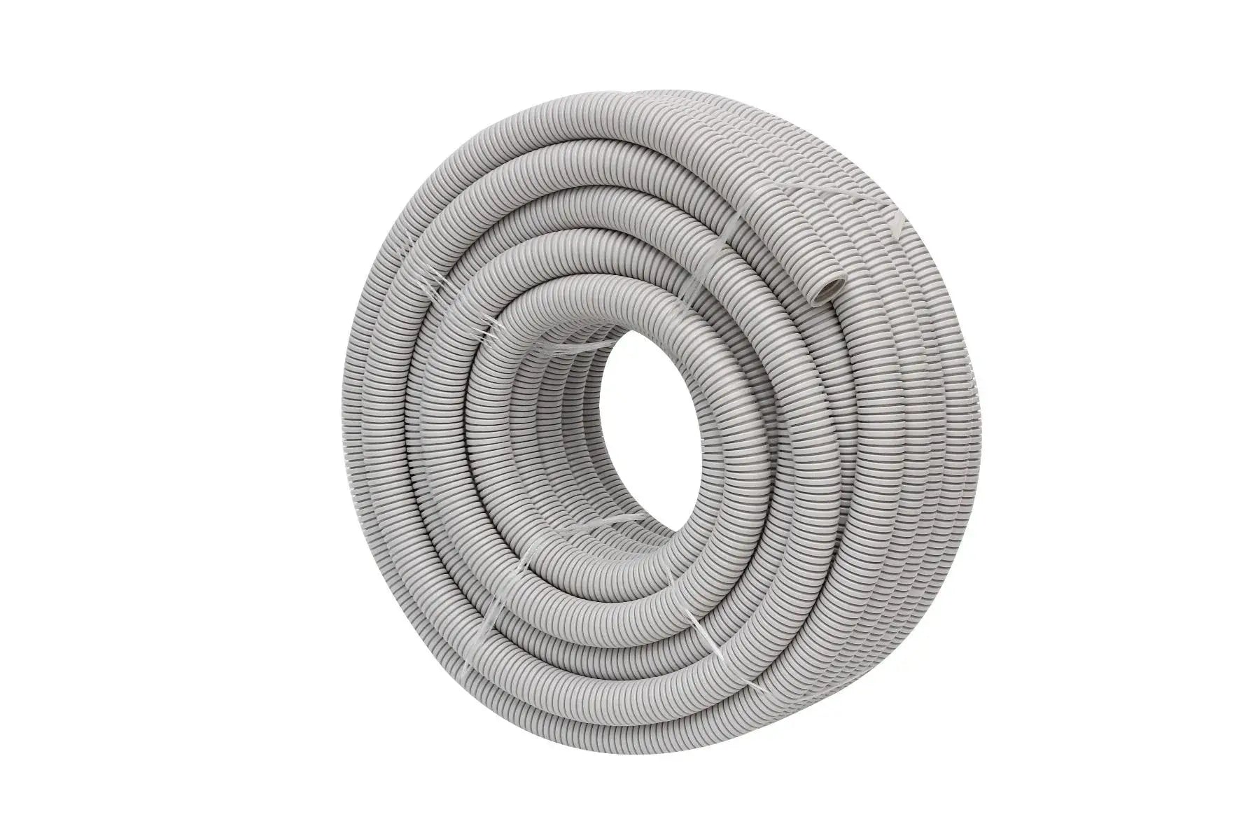 4Cabling | 50mm Corrugated Conduit Medium Duty Grey 10 meter/roll