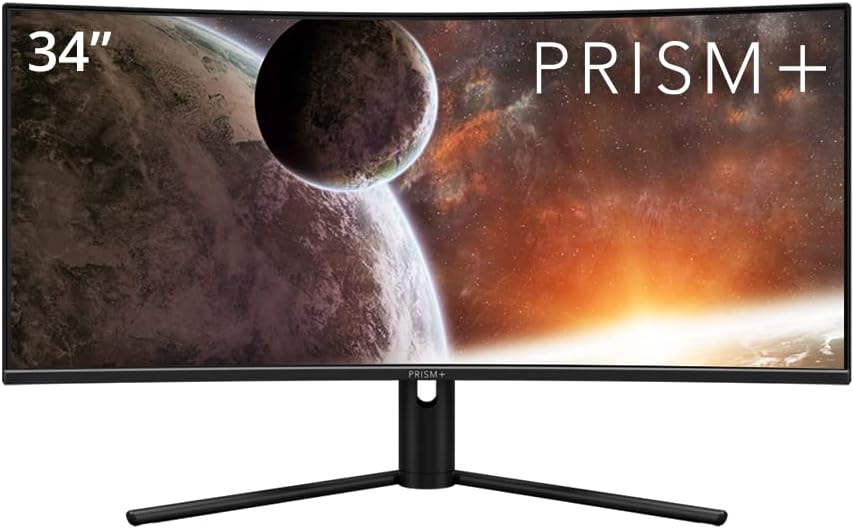 PRISM+ X340 PRO 100Hz Ultrawide [3440 x 1440] Curved Productivity Monitor