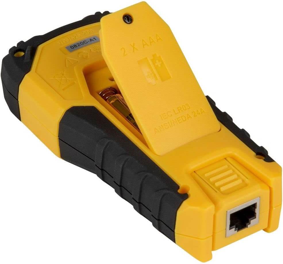 Klein Tools VDV526-200 Cable Tester, LAN Scout Jr. 2 Ethernet Cable Tester for CAT 5e, CAT 6/6A Cables with RJ45 Connections