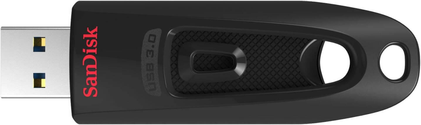 SanDisk 256GB Ultra USB 3.0 Flash Drive - SDCZ48-256G-GAM46, Black