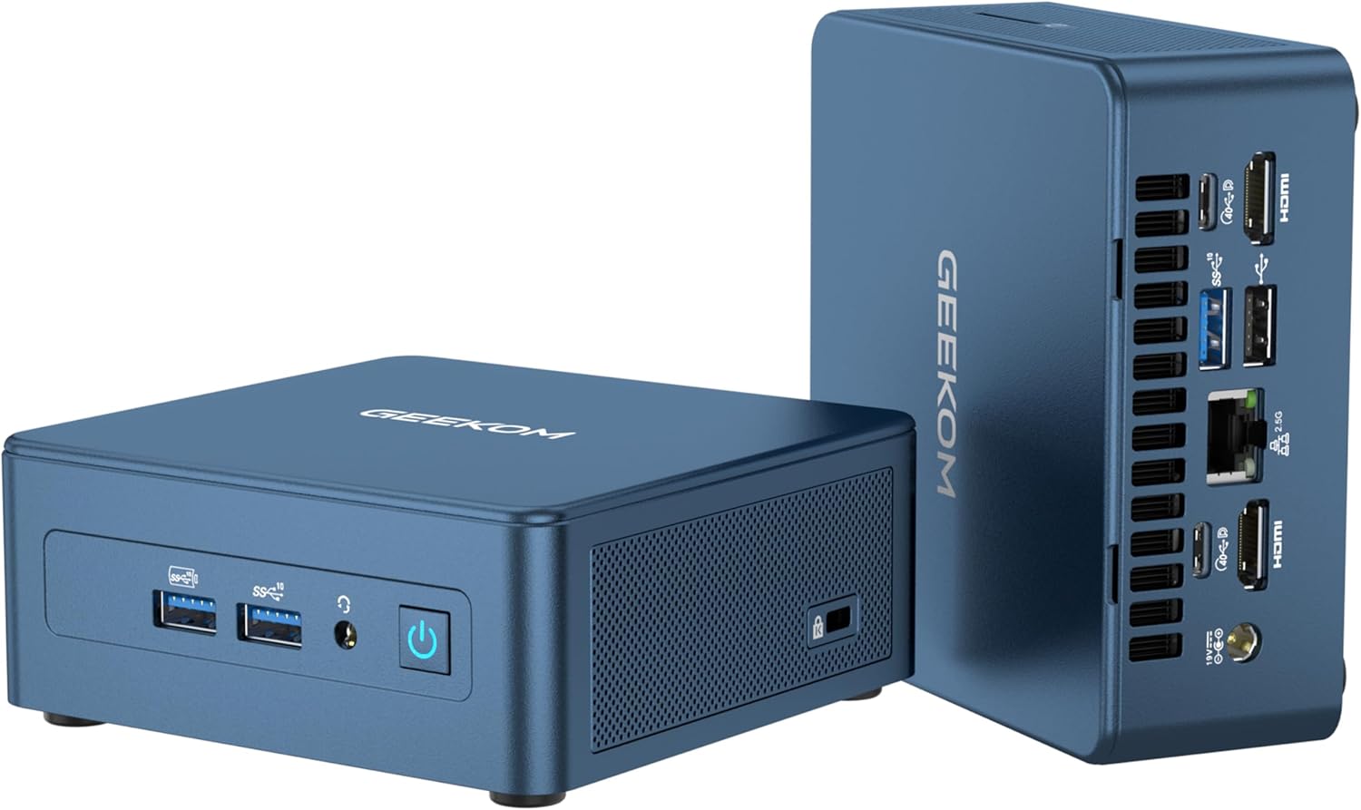 GEEKOM IT13 Mini PC (2025 Edition), Intel NUC13 13th Gen Intel i9-13900HK NUC 13 Mini Computers(14C/20T), 32GB RAM&1TB M.2 2280 NVMe Gen4*4 SSD, Windows 11 Pro Wi-Fi 6E/Bluetooth 5.2/USB 4.0/2.5G LAN