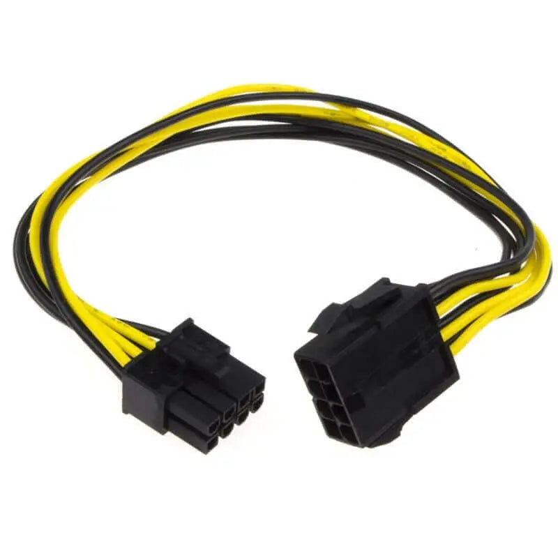 8 Pin Male Female PCIe Extension Cable