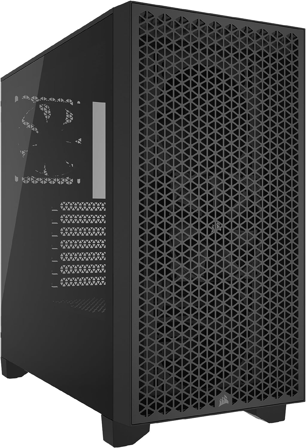 CORSAIR 3000D AIRFLOW Mid-Tower PC Case - Black - 2x SP120 ELITE Fans - Four-Slot GPU Support – Fits up to 8x 120mm fans - High-Airflow Design