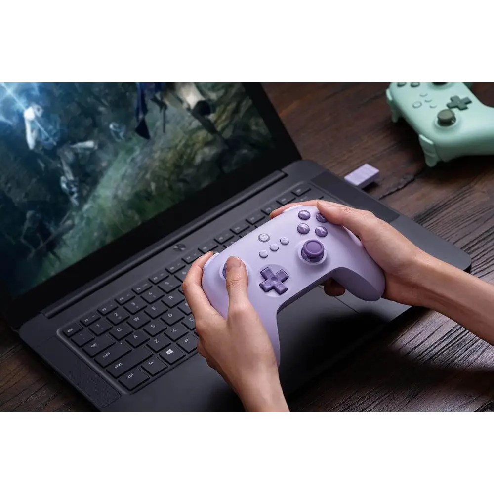 8Bitdo Ultimate C 2.4g Wireless Controller for Windows PC Android Steam Deck & Raspberry Pi(Lilac Purple)