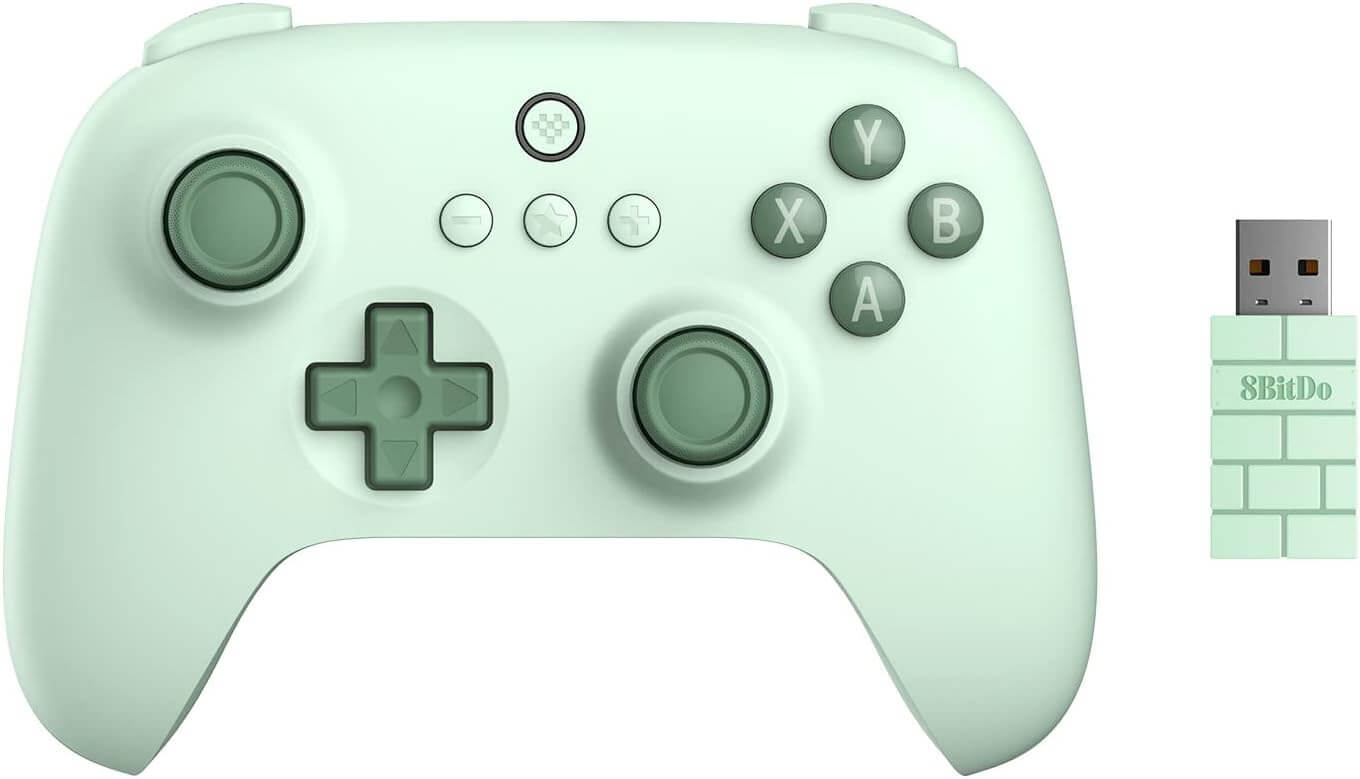 8Bitdo Ultimate C 2.4g Wireless Controller for Windows PC, Android, Steam Deck & Raspberry Pi (Field Green)