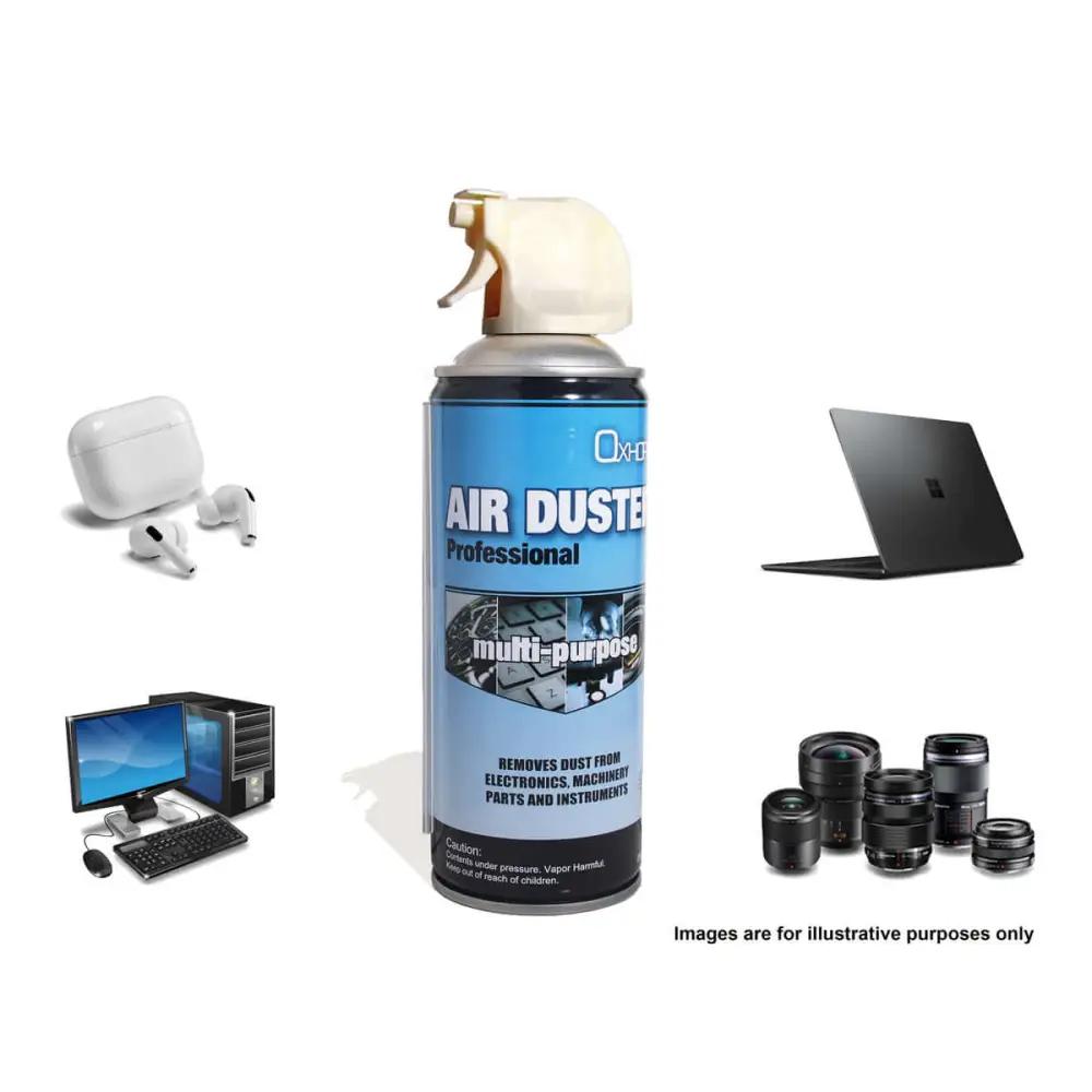 8ware Air Duster Compressed Can Spray Safety High Pressure Dust Remove to Clean Keyboard Mainboard Video Card Pc Laptop