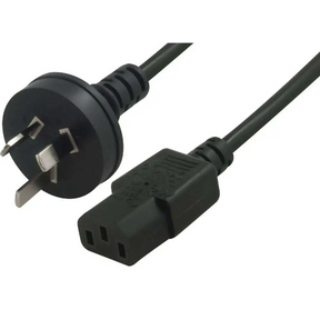 8Ware AU Power Cable 2m - Male Wall 240v PC to Female Socket 3pin IEC 320-C13 for Notebook/AC Adapter