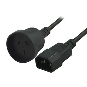 8Ware Power Extension Cable 15cm 3-Pin AU to IEC C14 Female Male for UPS ~CBC-RC-3083 H40UPSIEC150MM