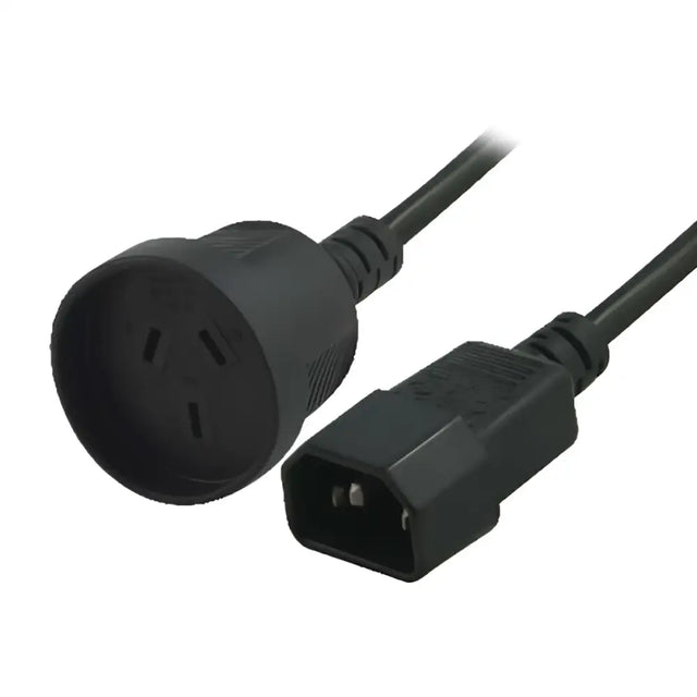 8Ware Power Extension Cable 15cm 3-Pin AU to IEC C14 Female Male for UPS ~CBC-RC-3083 H40UPSIEC150MM