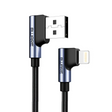 8ware Premium 1m Apple Certified 90 Degree Angle USB Lightning Data