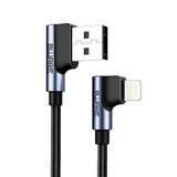 8ware Premium 1m Apple Certified 90 Degree Angle USB Lightning Data