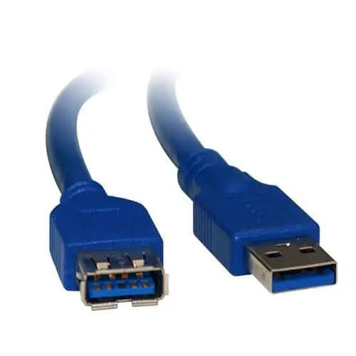 8Ware USB 3.0 Extension Cable 1m A to Male Female Blue