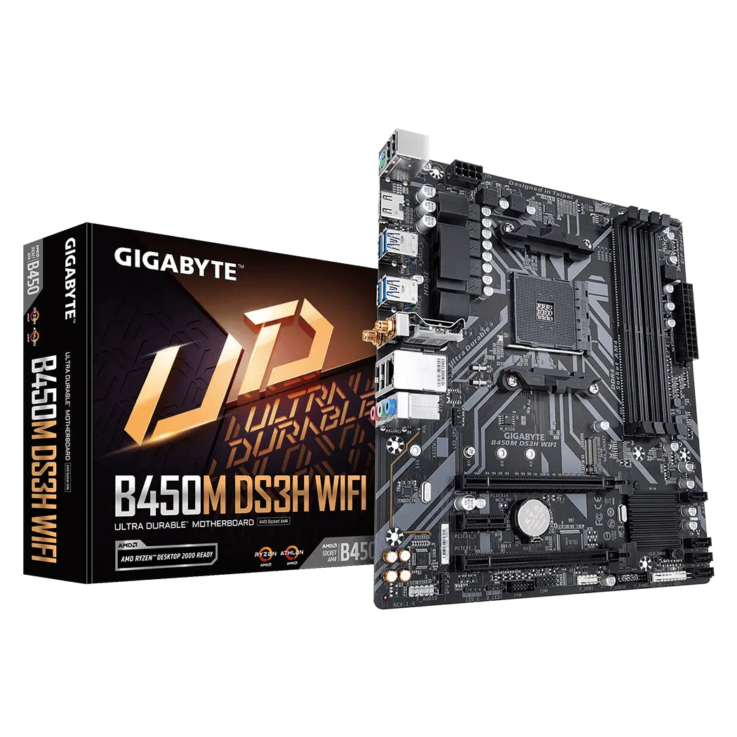 Gigabyte B450M DS3H Wi-Fi Motherboard