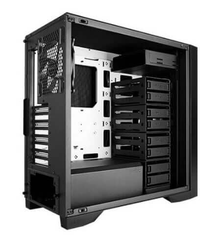 Antec P101 Silent ATX, E-ATX Case, 1x 5.25"Ext, 8x 3.5" HDD, 2x 2.5" SSD, VGA up to 450mm, CPU Height 180mm. PSU 290mm. Two Years Warranty