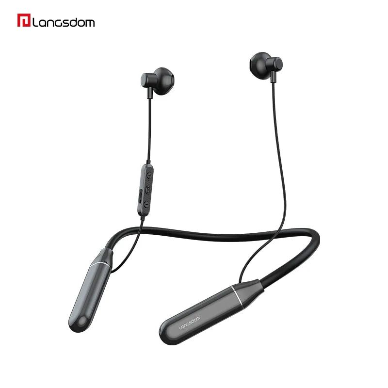 ENC Magnetic Wireless Earphone Sport Running Bluetooth 5.2 Neckband Headset Headphone with Mic Stereo Music For Huawei Xiaomi