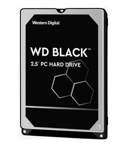 Western Digital WD Black 2.5" PC HDD, high-performance storage solution for gamers and power computing.