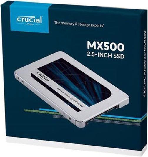 Crucial MX500 500GB 2.5" SATA SSD - 560/510 MB/s 90/95K IOPS 180TBW AES 256bit Encryption Acronis True Image Cloning 5yr wty
