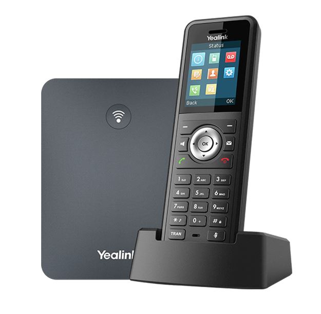 Yealink W79P DECT Solution Including W70B Base Station and 1x W59R Handset, IP67 Professional Ruggedized SIP Cordless Phone System