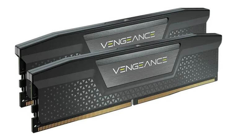 Corsair Vengeance 32GB (2x16GB) DDR5 6000MHz desktop memory modules in black