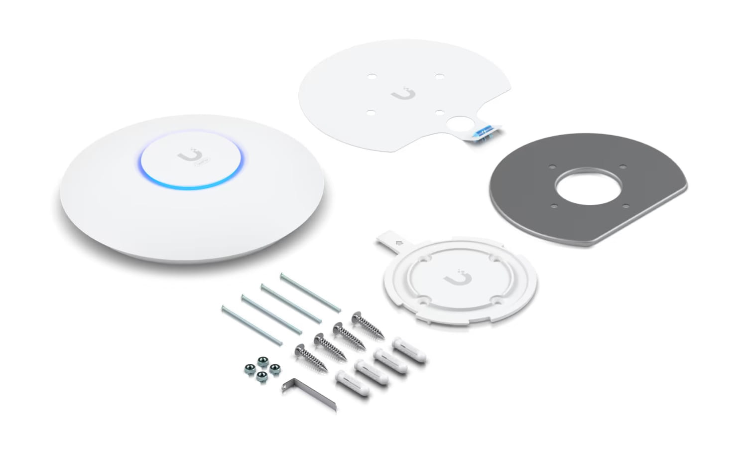 Ubiquiti UniFi U6+ Dual-band WiFi 6 PoE Access Point AP 2x2 Mimo 2.4GHz @ 573.5Mbps & 5GHz @ 2.4Gbps,300+ Devices *No