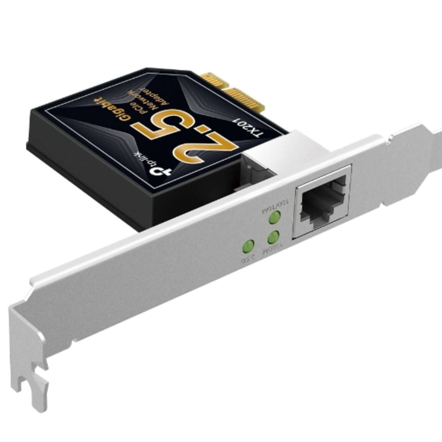 TP-Link TX201 2.5 Gigabit PCI Express Card Network Adapter Low-Profile & Full-Height Brackets 1× PCI Express 2.1 x 1, 1× RJ45 Gigabit/Megabit Port (NIC)