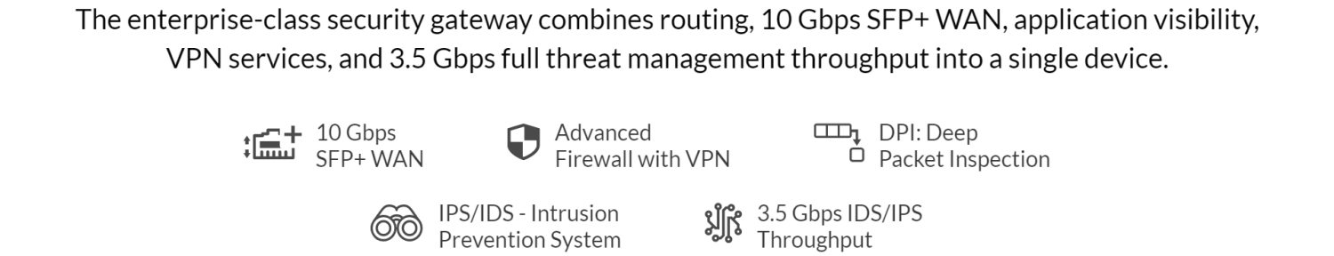 Ubiquiti UniFi Dream Machine Pro - All-in-one Home/Office Network Solution - USG UniFi OS Console Protect Server