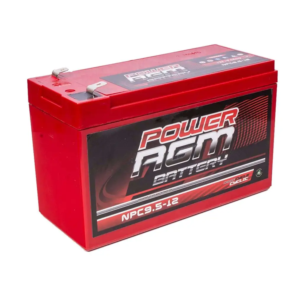 Power AGM UPS Battery 9.5Ah Alarm Sla Deep Cycle Ups 12 Volt Supply Toy Light 9Ah