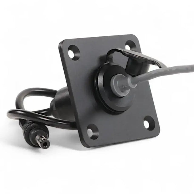 Aluminium Starlink Mini Caravan Waterproof Wall Socket / Passthrough DC 5.5 x 2.1 SL-MINI-WALLPLATE