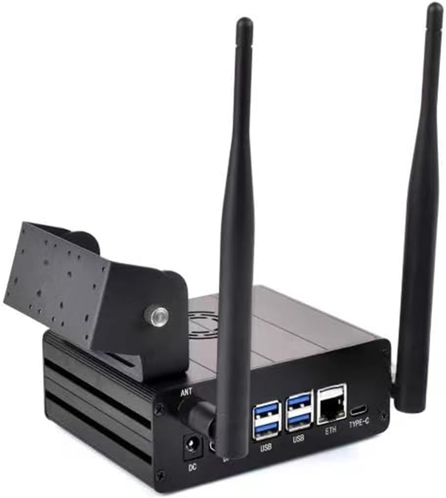 Aluminum Alloy Case for Jetson Orin with Camera Holder Compatible Nano and NX Kits