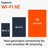Amazon Fire TV Stick 4K Max | Our most powerful streaming stick with Wi-Fi 6E support | 16GB Storage | Dolby Vision