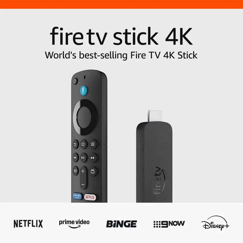 Amazon Fire TV Stick 4K | Stream Netflix YouTube Prime Video BINGE Kayo Sports and more