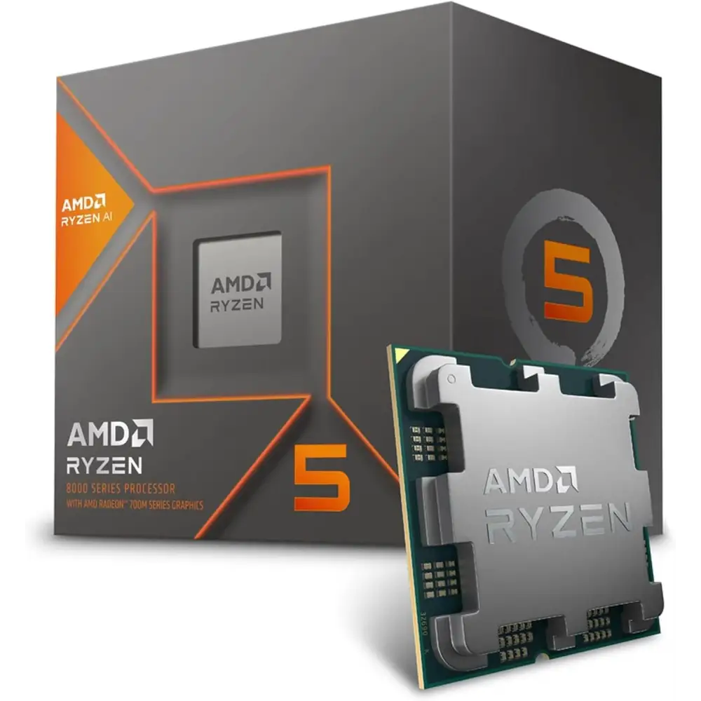 AMD Ryzen 5 8600G 6-Cores 12-Threads Max 5.050GHz 24MB Cache Wraith Stealth Cooler Desktop Processor